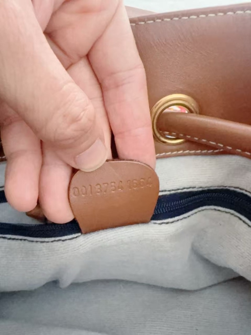 Vintage Gucci Shimo Leather Canvas Backpack All-Over Pattern RARE Vintage 1980s - Picture 13 of 15